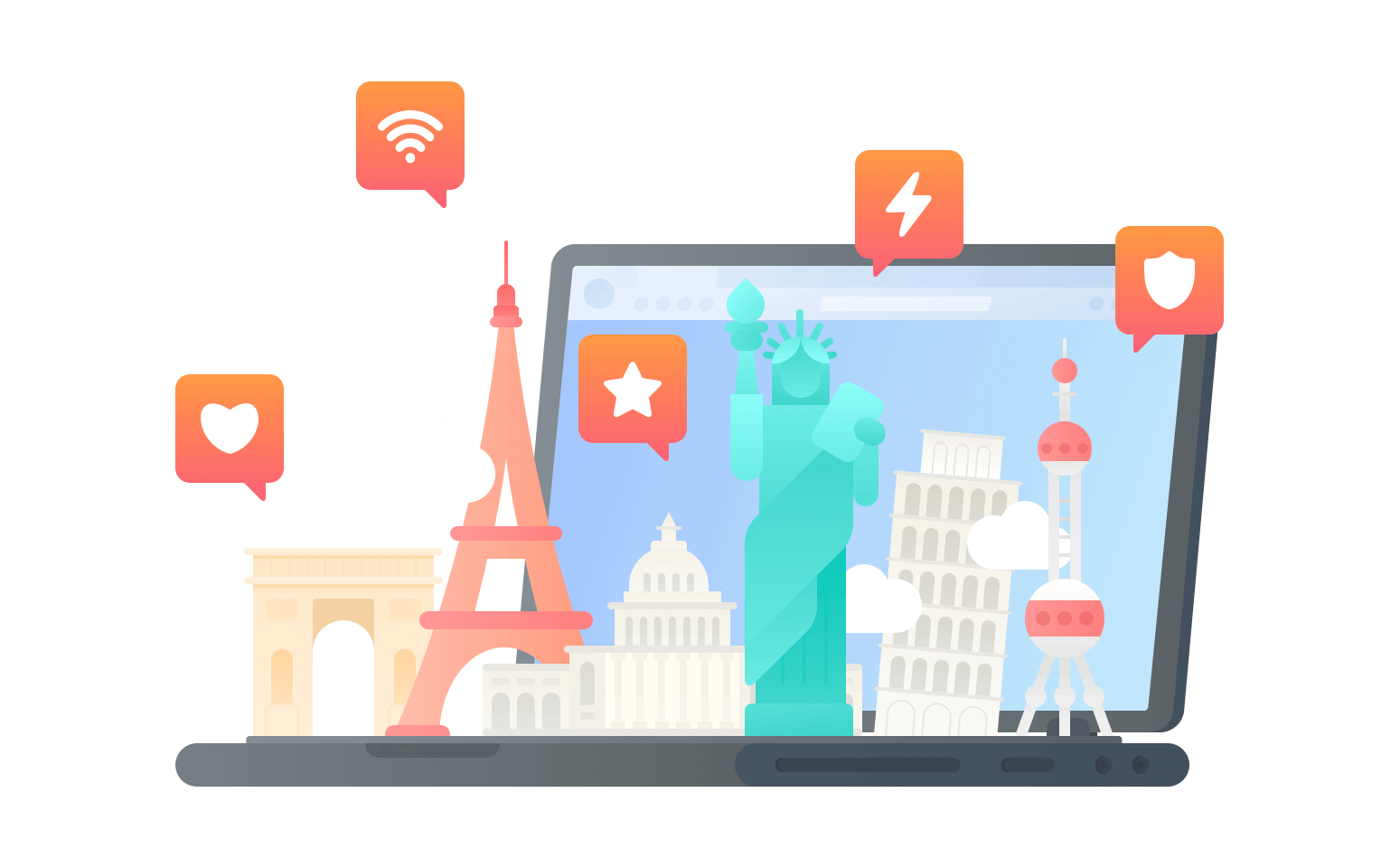 在摩纳哥连接到中国的软件 - 翻回VPN